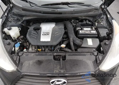 2013 Hyundai Veloster Turbo W/Blue z USA, uszkodzony, nr VIN KMHTC6AE9DU119659